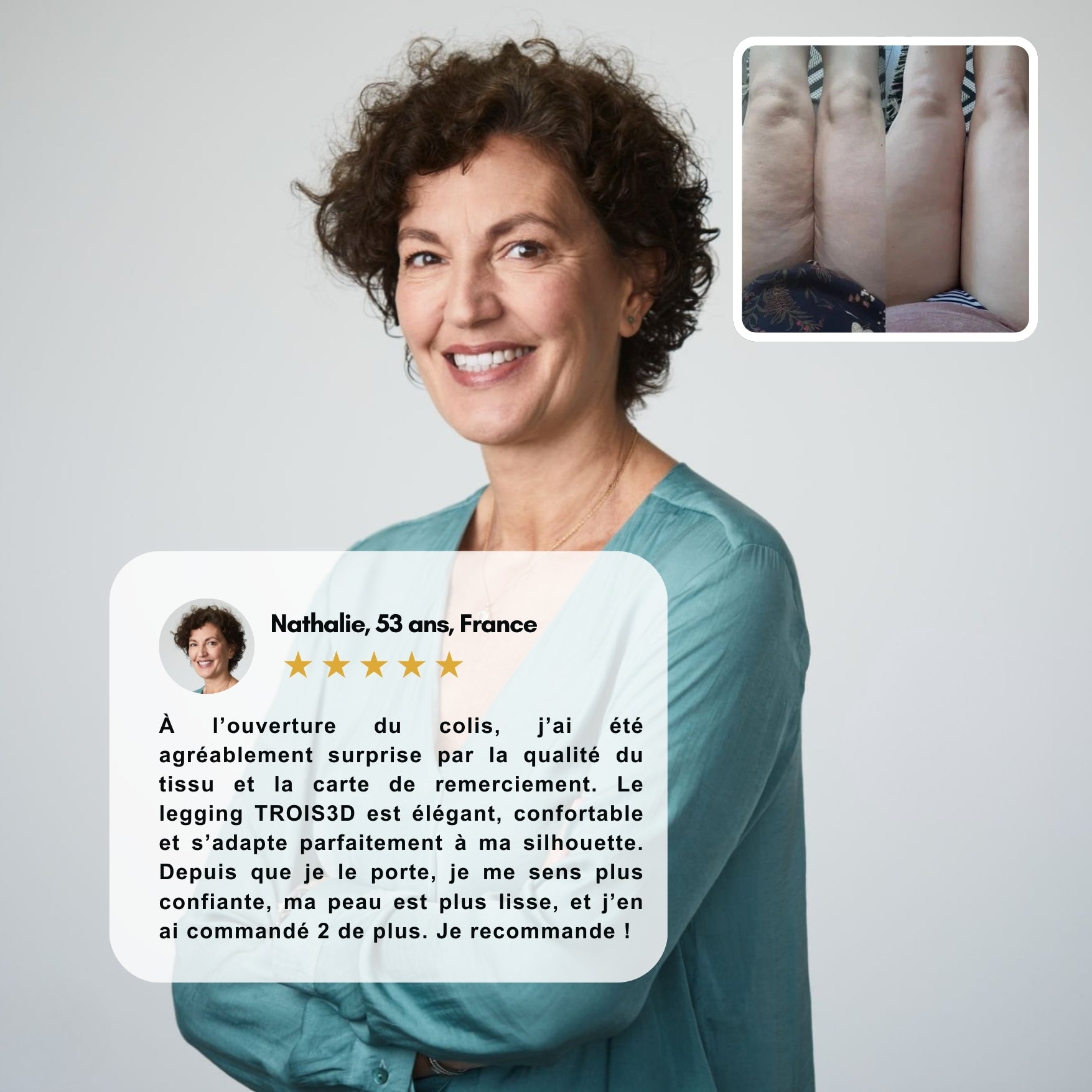 Bradiva- Legging 3D Innovant, Anti Cellulite Confort & Bien-Être